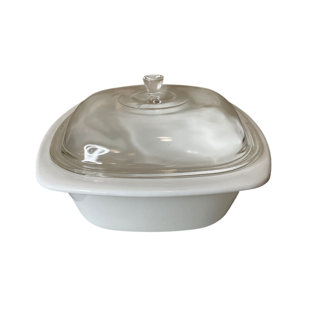 Vtg Corning Ware Cornflower Dutch Oven 4 Quarts W/Lid P-34-B Cottagecore USA 60s - Picture 4 of 13